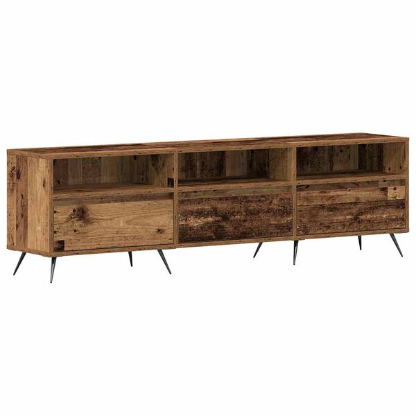 vidaXL Mobile TV Legno vecchio 150 x 30 x 44,5 cm Legno multistrato