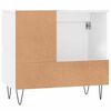 vidaXL Armadietto da Bagno Bianco 65x33x60 cm in Legno Multistrato