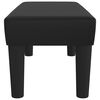 vidaXL Panca Nera 70x30x30 cm in Similpelle