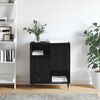 vidaXL Credenza Rovere Nero 60 x 35 x 70 cm