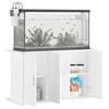 vidaXL Supporto per Acquario 101x41x58 cm in Legno Multistrato Bianco