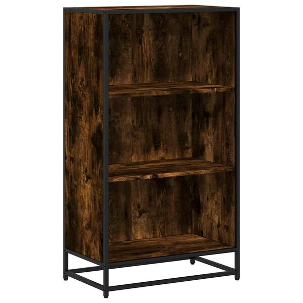 vidaXL Libreria Rovere Fumo 60x35x107,5 cm in Legno Multistrato