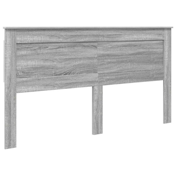 vidaXL Testiera con testiera Grigio Sonoma 200 cm Legno multistrato