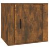 vidaXL Comodino Rovere Fumo 50x39x47 cm