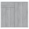 vidaXL Credenza Grigio Sonoma 80x36x75 cm in Legno Multistrato