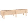vidaXL Fioriera Rialzata da Giardino 160x30x38 cm Legno Massello Pino