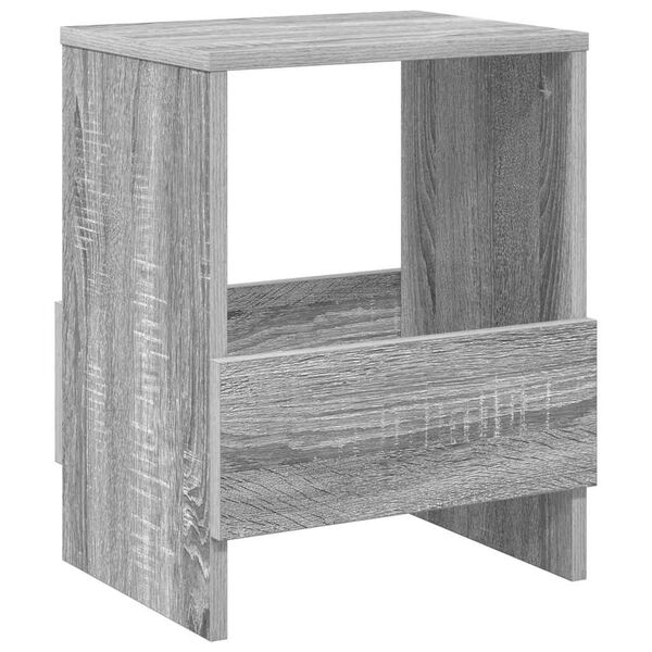 vidaXL Scaffale per riviste Grigio Sonoma 35 x 30 x 45 cm