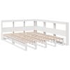 vidaXL Letto Libreria senza Materasso Bianco 160x200 cm Legno di Pino