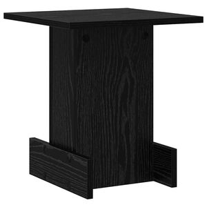 vidaXL Tavolino Rovere Nero 35,5 x 35 x 40 cm Legno ingegnerizzato