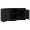 vidaXL Mobile TV Rovere Nero 102 x 37,5 x 52,5 cm Legno multistrato
