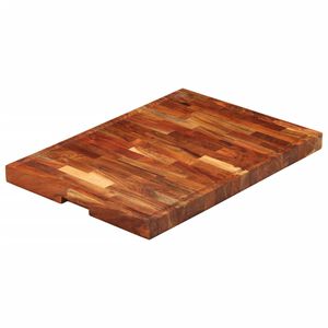 vidaXL Tagliere 60x42x4 cm in Legno Massello di Acacia