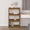 vidaXL Libreria/Divisorio Ambra 60x30x103,5 cm Legno Massello di Pino