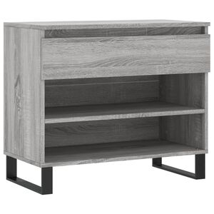 vidaXL Scarpiera Grigio Sonoma 70x36x60 cm in Legno Multistrato