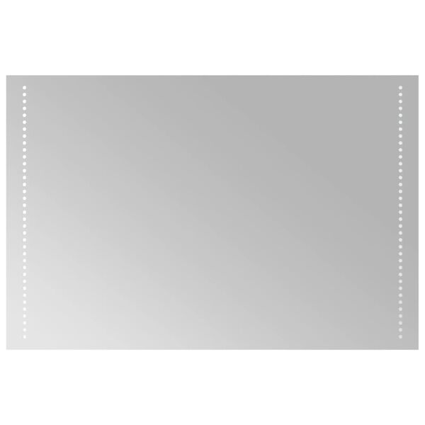 vidaXL Specchio da Bagno con Luci LED 90x60 cm