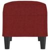 vidaXL Panca Rosso Vino 70x35x41 cm in Tessuto