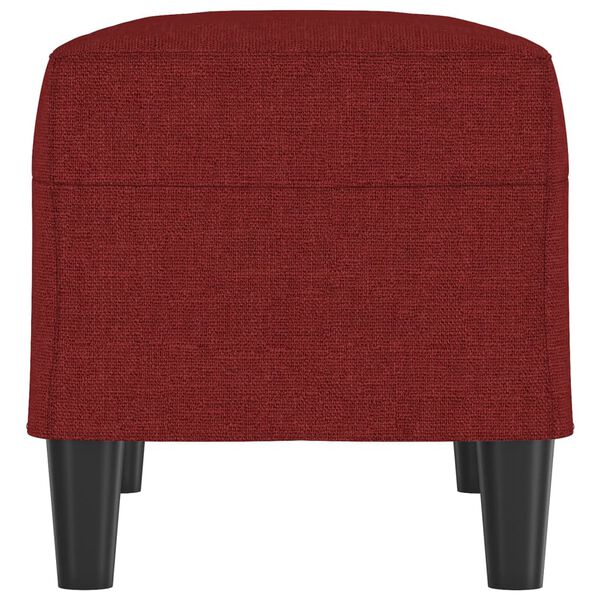 vidaXL Panca Rosso Vino 70x35x41 cm in Tessuto
