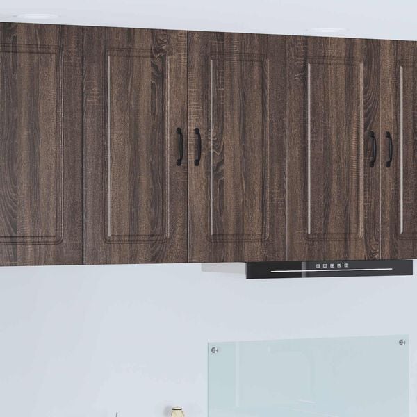 vidaXL Mobile da cucina Kalmar Rovere Marrone 80 x 31 x 80 cm