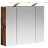 vidaXL Mobiletto per specchio da bagno Legno vecchio 60 x 14,5 x 50 cm