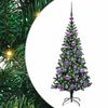 vidaXL Albero di Natale artificiale con luci integrate Verde 120 cm