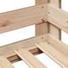 vidaXL Giroletto senza materasso 80x160 cm legno di pino