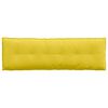 vidaXL Cuscino per Schiena Giallo Chiaro 160 x 19 x 50 cm Tessuto