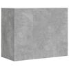 vidaXL Armadietto a Muro Grigio Cemento 75x35x60 cm in Truciolato