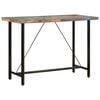vidaXL Tavolino da Bar 150x70x107cm Legno Massello di Recupero e Ferro