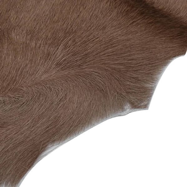 vidaXL Pelle di Capra Colore Misto Marrone e Bianco 60x100 cm