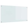 vidaXL Schienale da cucina Bianco 120 x 60 cm vetro temperato