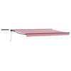 vidaXL Tettuccio Elettrico Retrattile Rosso, Bianco, Antracite 5 x 3 m