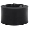 vidaXL Bordo in Gomma per Spazzaneve Nero 200x15x2 cm