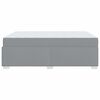 vidaXL Struttura del letto Grigio chiaro 160 x 200 cm Tessuto