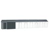 vidaXL Gabbia per uccelli Antracite 844 x 103 x 142 cm Acciaio zincato