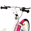 vidaXL Bici per Bambini 24 pollici Rosa e Bianca