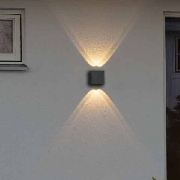 KONSTSMIDE Lampada da Parete a LED Chieri 1x4W Antracite