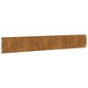 vidaXL Bordure per Prato 50 pz 15x103 cm Flessibili in Acciaio Corten