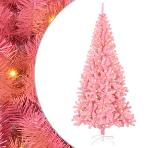 vidaXL Albero di Natale Rosa 180 cm PVC