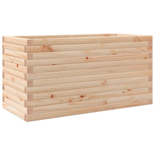 vidaXL Fioriera da Giardino 90x40x45,5 cm in Legno Massello di Pino