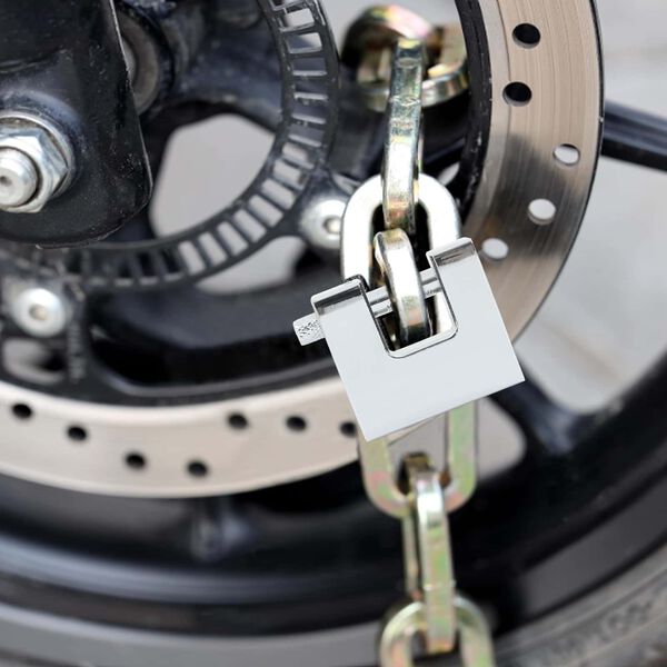 vidaXL Lucchetto 2 pcs Argento 5 x 1,9 x 4,5 cm Ferro