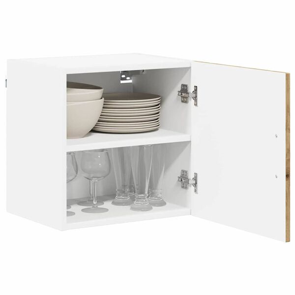 vidaXL Mobile da cucina 2 pcs Rovere artigianale 40 x 31 x 40 cm