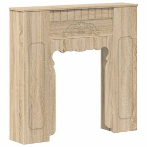 vidaXL Cornice per camino Rovere Sonoma 93 x 20 x 89 cm