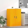 vidaXL Armadio Giallo senape 80 x 40 x 105 cm Acciaio