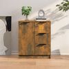 vidaXL Credenza Rovere Fumo 60x30x70 cm in Legno tecnico