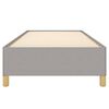 vidaXL Giroletto senza Materasso Grigio Chiaro 100x200 cm Tessuto