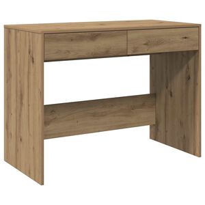 vidaXL Scrivania Rovere Artigianale 101x50x76,5cm in Legno Multistrato
