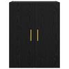 vidaXL Armadietto a muro Rovere Nero 69,5 x 34 x 90 cm