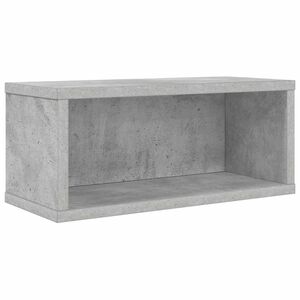 vidaXL Rack per Stoccaggio CD Grigio Cemento 40 x 17 x 17 cm