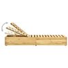 vidaXL Lettino da Giardino con Tavolino Cuscino Legno Pino Impregnato