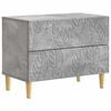 vidaXL Comodino Grigio Cemento 62 x 34,5 x 48 cm Legno ingegnerizzato