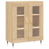 vidaXL Credenza Rovere Sonoma 69,5x34x90 cm in Legno Multistrato